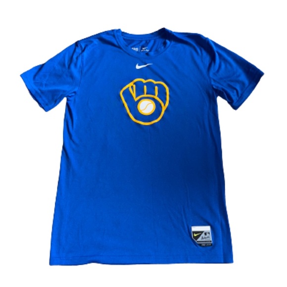 MLB Milwaukee Brewers Nike Dri-fit t-shirt NWOT size S - Picture 1 of 8